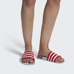 Adidas Adilette Női Originals Cipő - Piros [D13439]